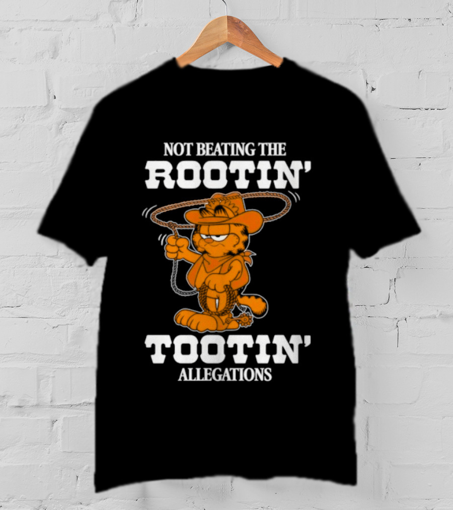Lasagna Cat Not Beating The Rootin' Tootin' Allegations Cowboy T-Shirt