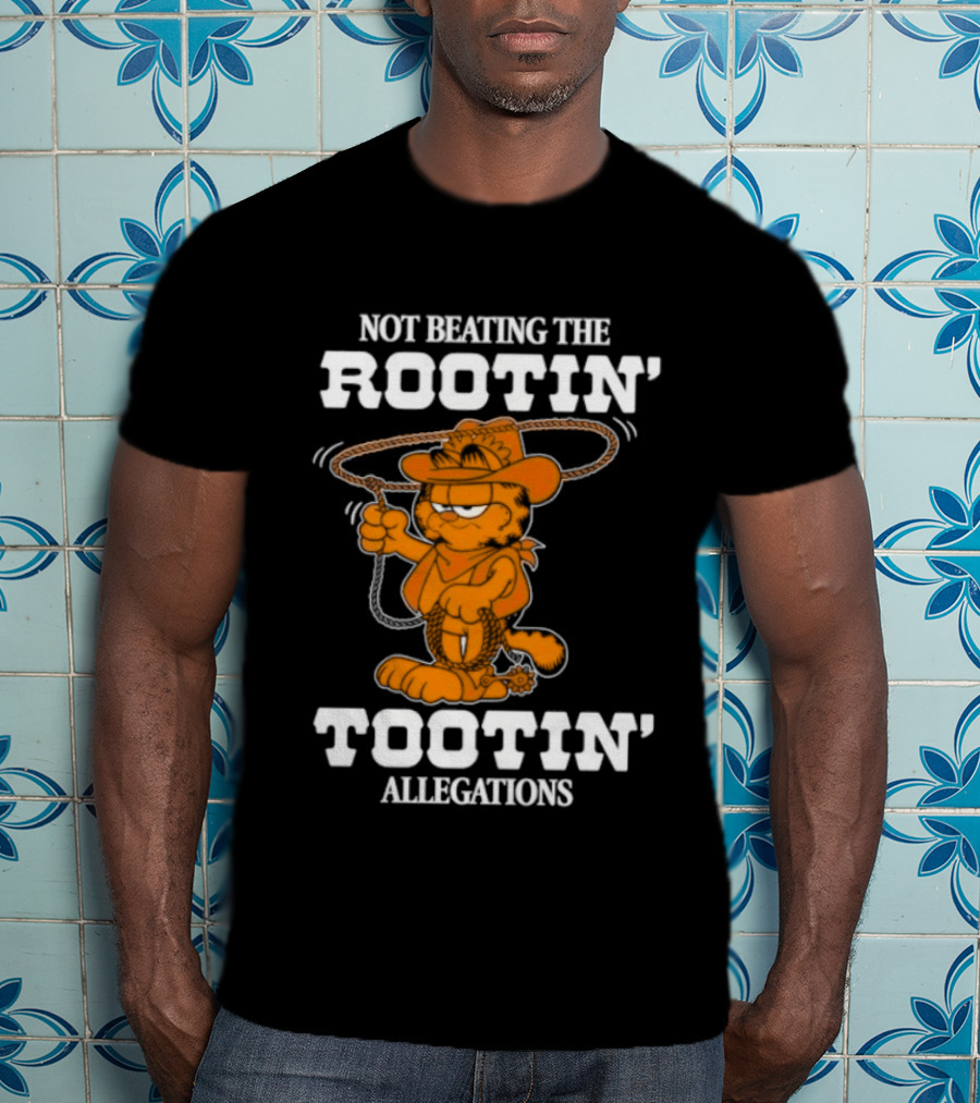 Lasagna Cat Not Beating The Rootin' Tootin' Allegations Cowboy T-Shirt