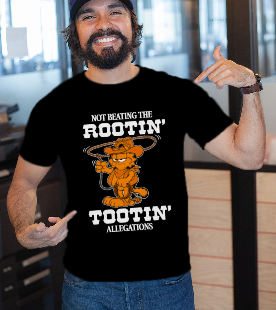 Lasagna Cat Not Beating The Rootin' Tootin' Allegations Cowboy T-Shirt