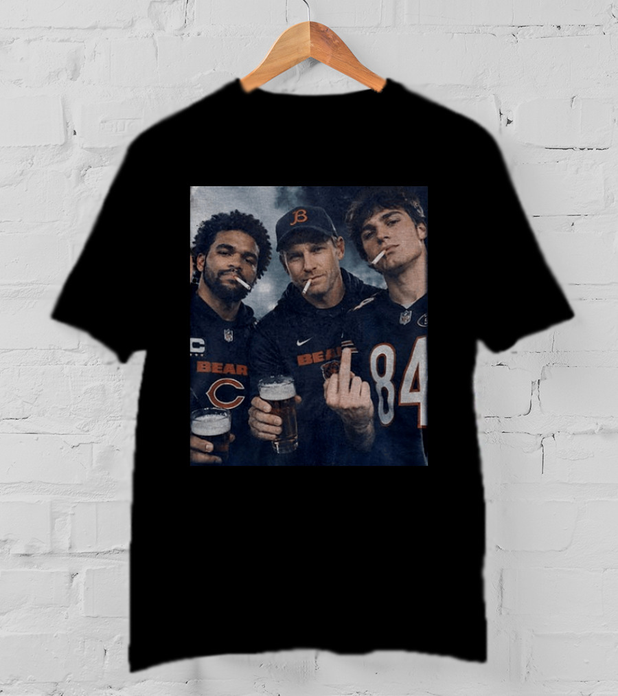Colston Loveland Caleb Williams Ben Johnson Bears Football T-Shirt