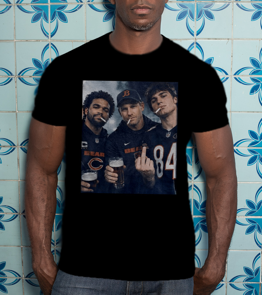 Colston Loveland Caleb Williams Ben Johnson Bears Football T-Shirt