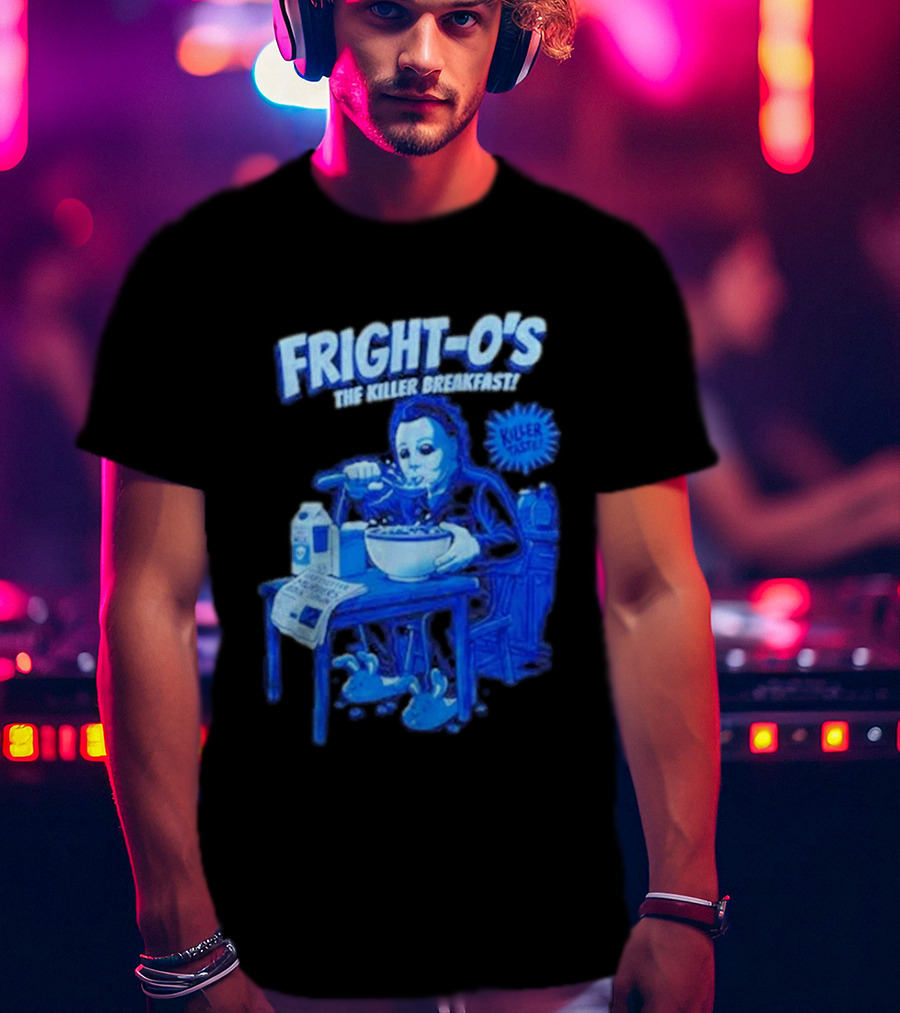 Fright O's The Killer Breakfast Cereal Halloween Michael Myers Killer Taste T-Shirt