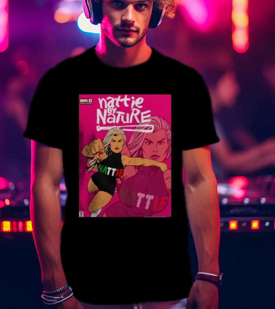 Nattie By Nature Marvel Variant Nattie Issue One Comic T-Shirt