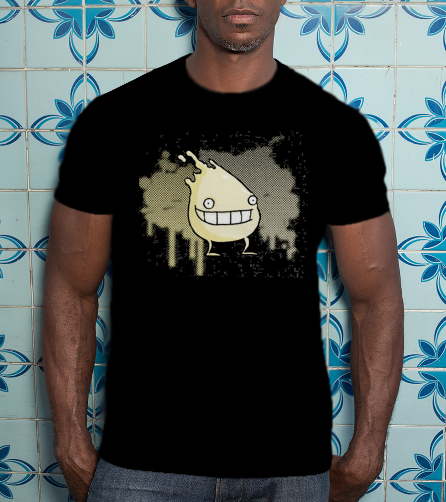 I'm Telling Smiling Blob With Wide Grin And Paint Splash T-Shirt