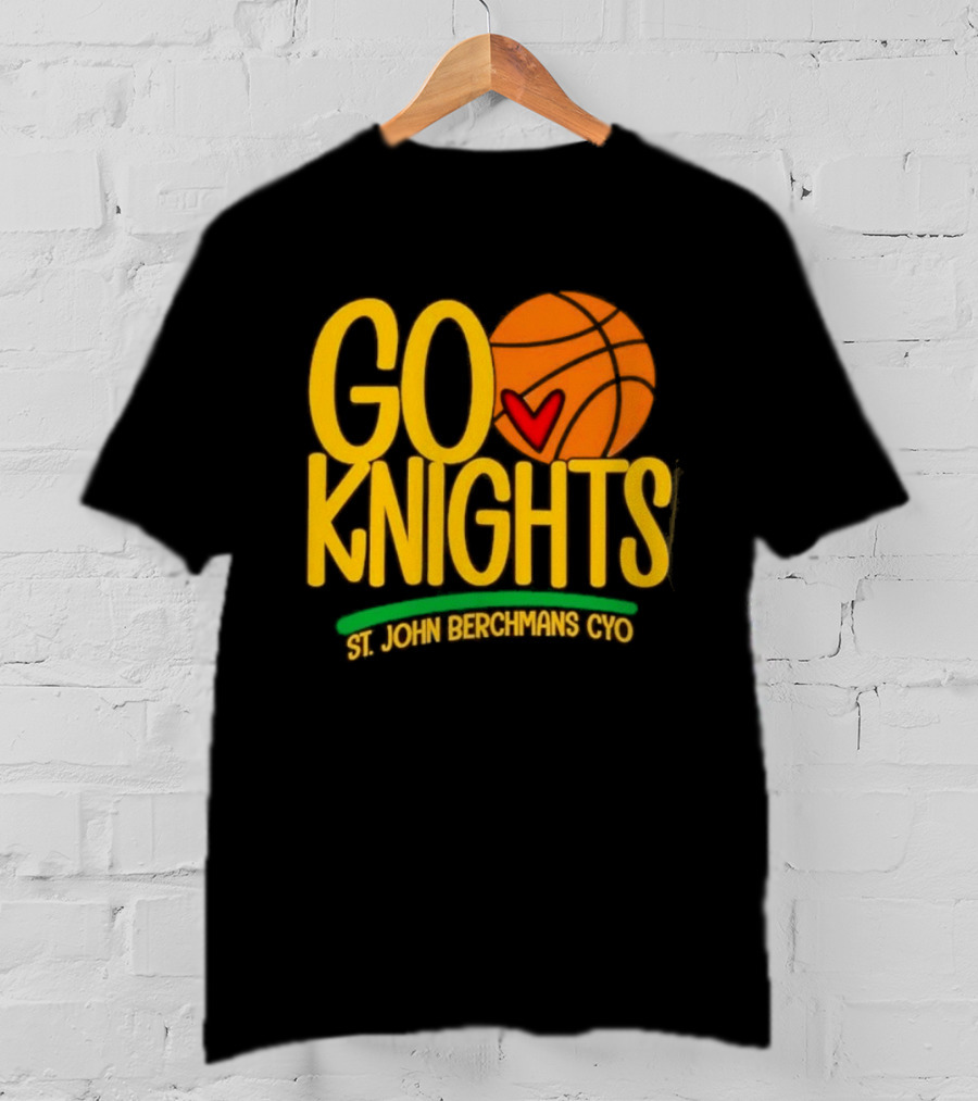 Go Knights St. John Berchmans CYO Basketball Pride T-Shirt