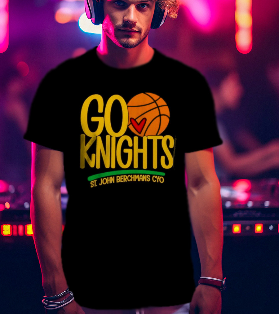 Go Knights St. John Berchmans CYO Basketball Pride T-Shirt