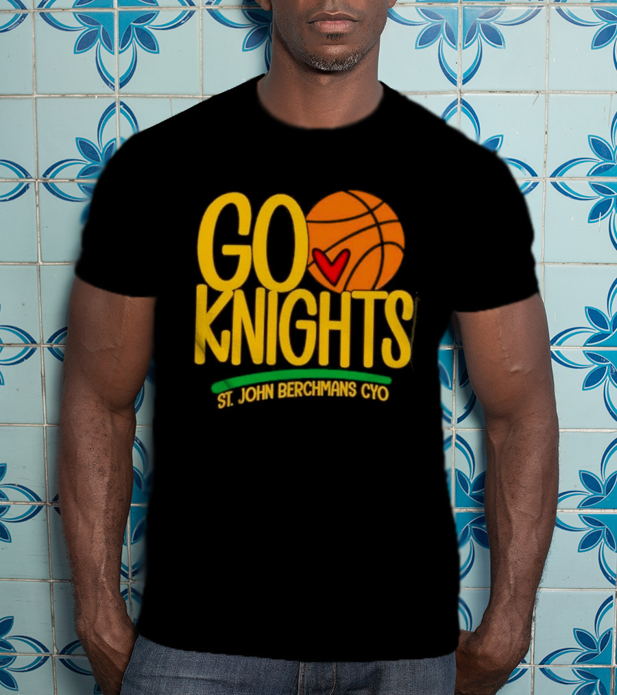 Go Knights St. John Berchmans CYO Basketball Pride T-Shirt