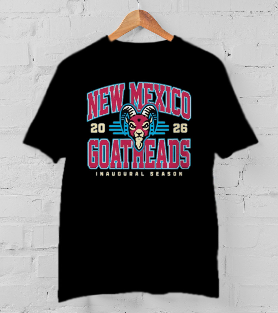 New Mexico Goatheads 2026 Inaugural Season Hockey T-Shirt