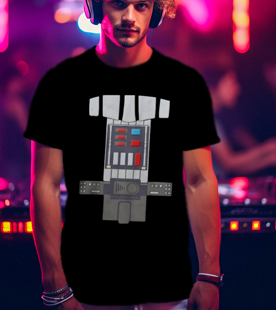 Star Wars Darth Vader Armor Chest Box Control Panel Suit Accessories T-Shirt