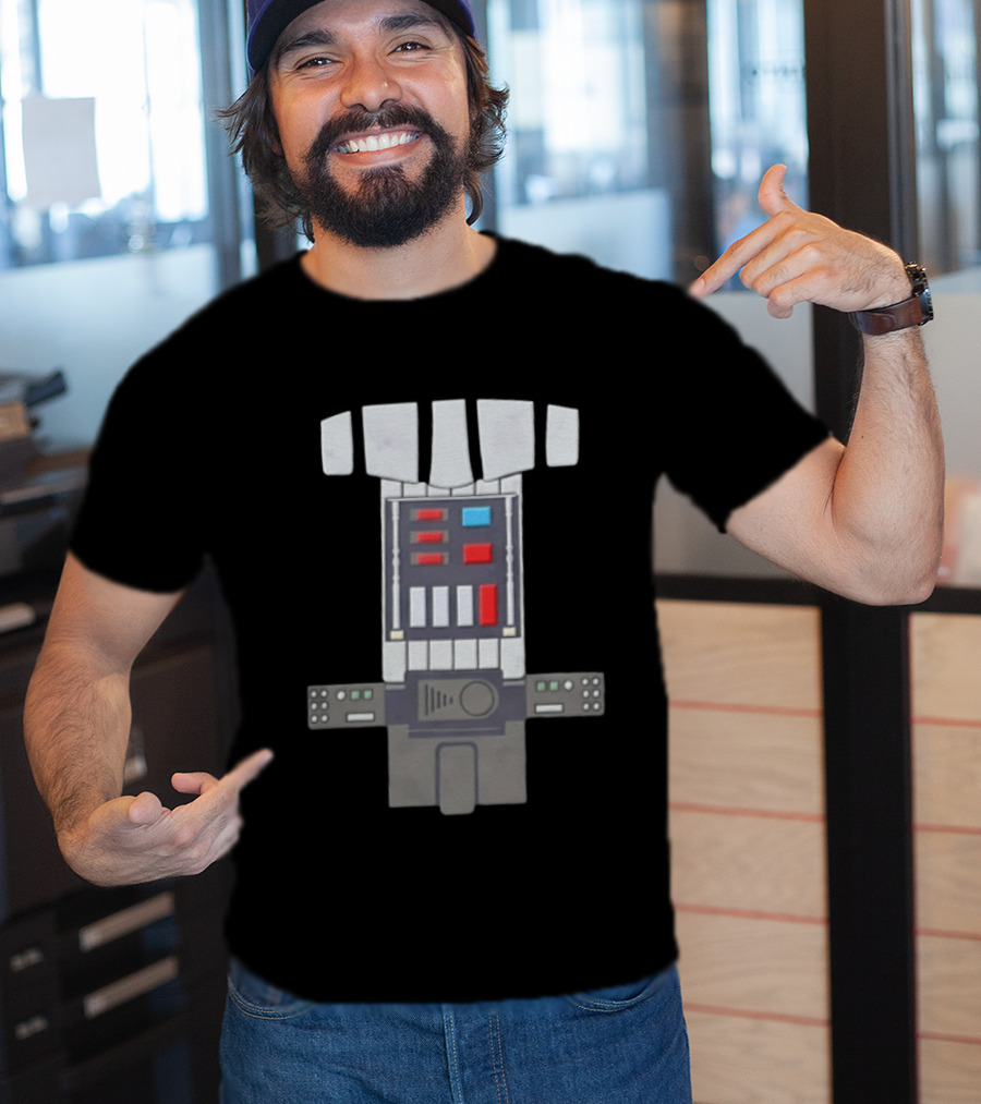 Star Wars Darth Vader Armor Chest Box Control Panel Suit Accessories T-Shirt
