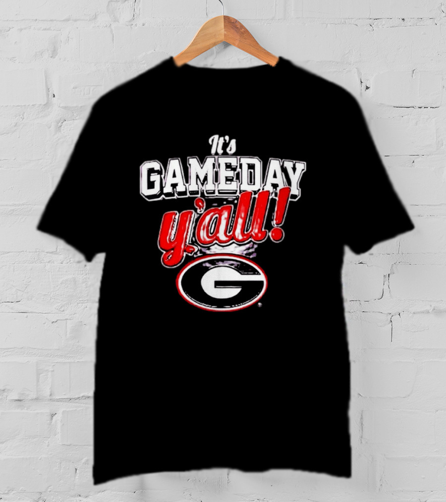 It's Gameday Y'all Georgia Bulldogs UGA Football T-Shirt