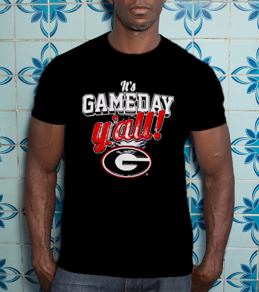 It's Gameday Y'all Georgia Bulldogs UGA Football T-Shirt