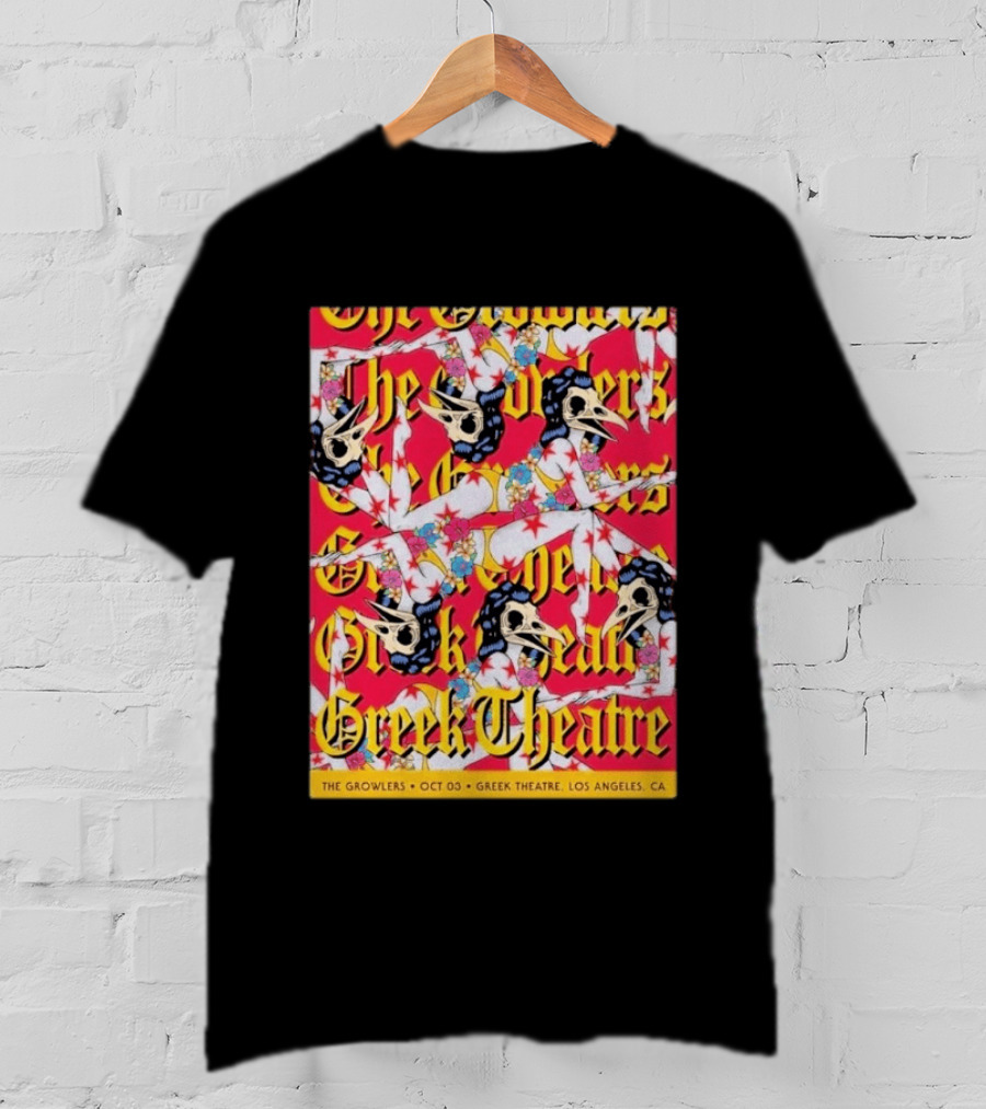 The Growlers Greek Theatre Los Angeles October 3 T-Shirt