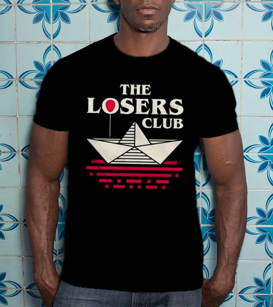 The Losers Club Paper Boat Red Balloon Stephen King IT T-Shirt