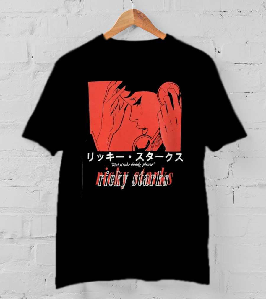 Ricky Starks Please Dial Stroke Daddy Japanese Style AEW T-Shirt