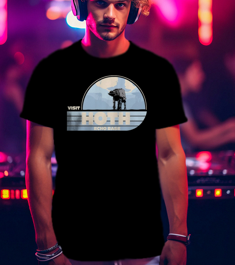 Visit Hoth Echo Base Star Wars AT AT Adventure T-Shirt