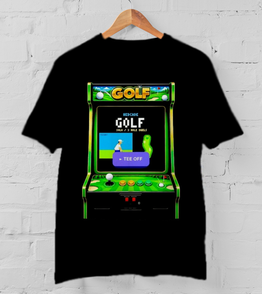 Webcade Golf Arcade Off Solo 3 Hole Duels T-Shirt