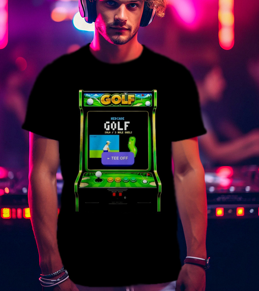 Webcade Golf Arcade Off Solo 3 Hole Duels T-Shirt