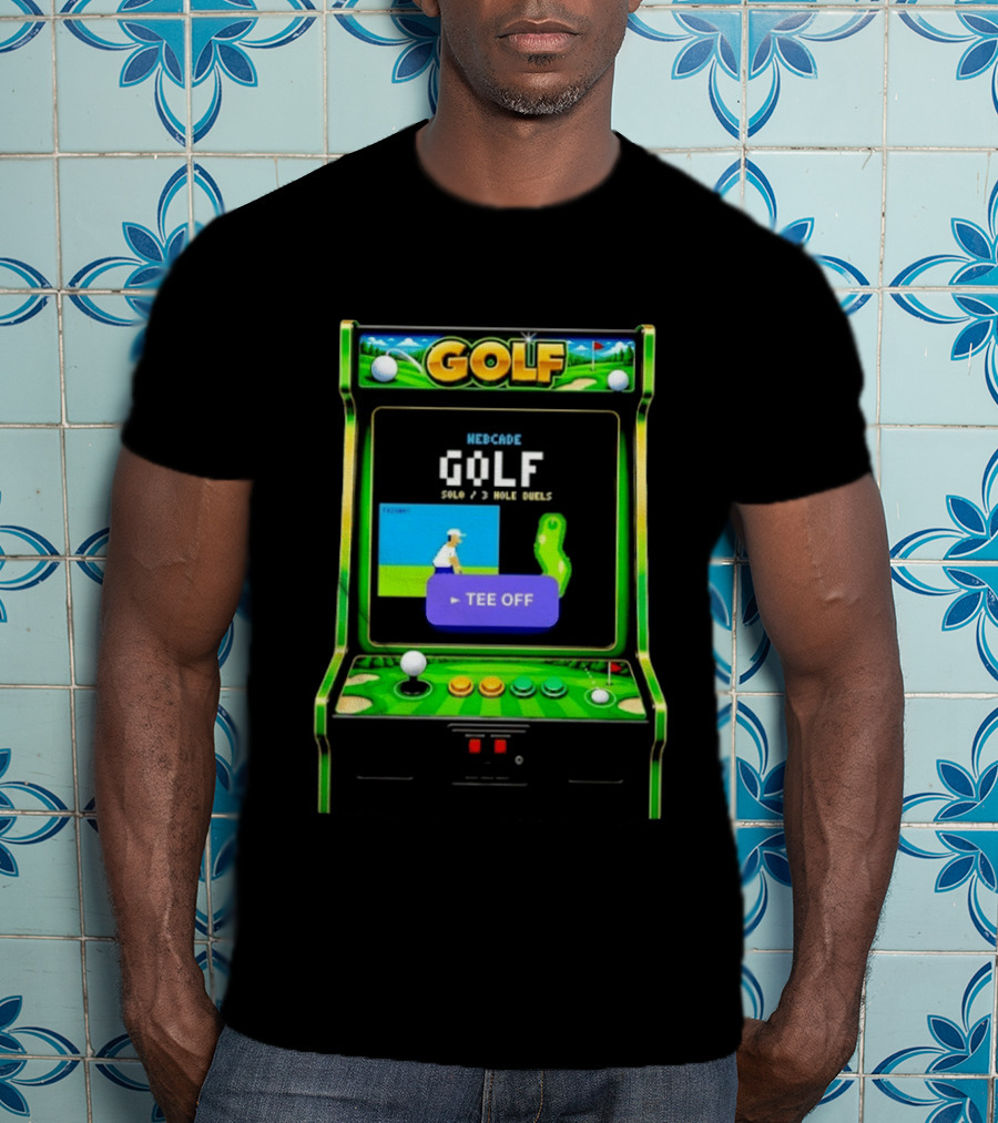 Webcade Golf Arcade Off Solo 3 Hole Duels T-Shirt