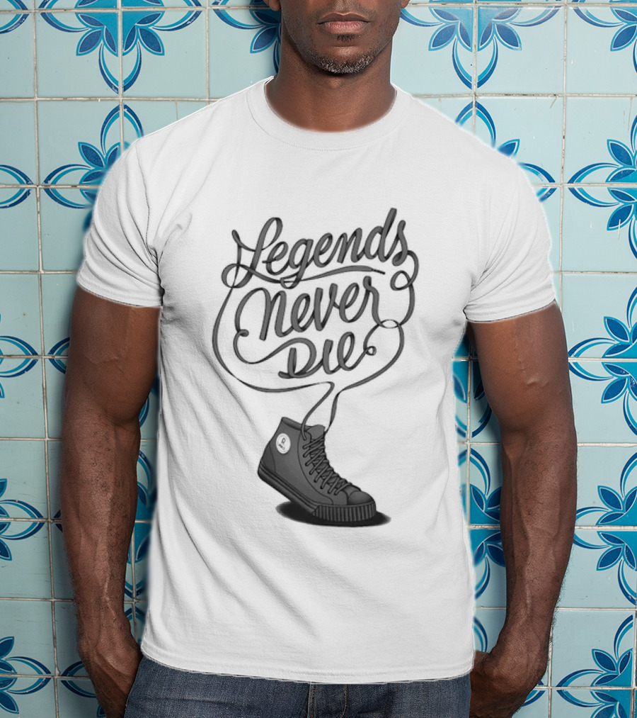 Legends Never Die High Top Classic Shoe T-Shirt