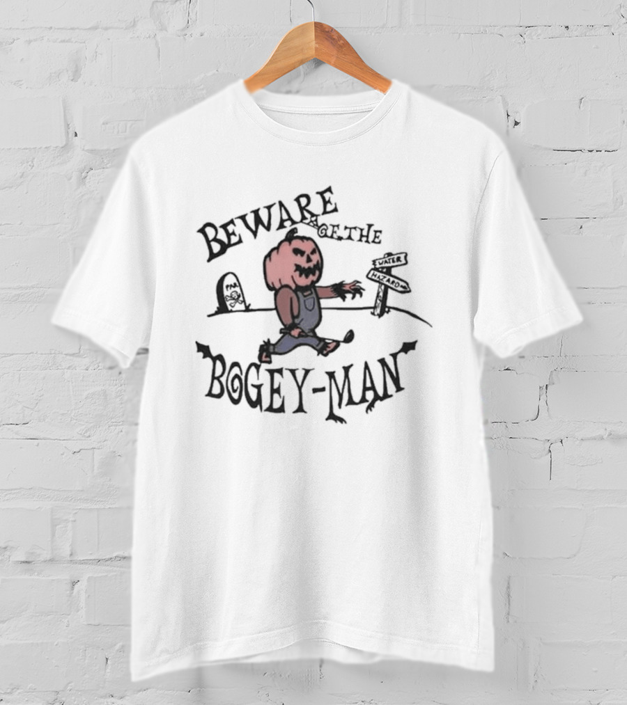 Beware Of The Bogey Man Halloween Pumpkin T-Shirt