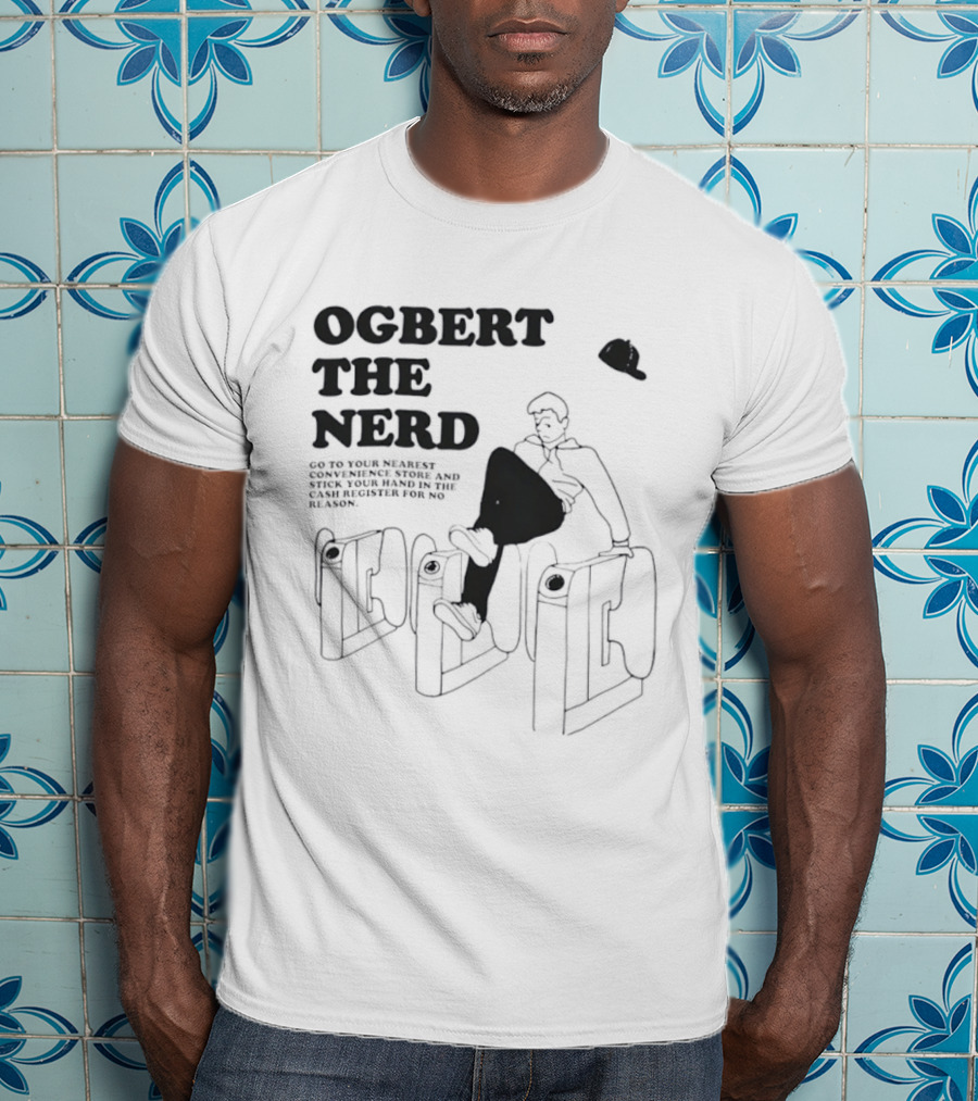 Ogbert The Nerd Convenience Store Cash Register Mischief T-Shirt