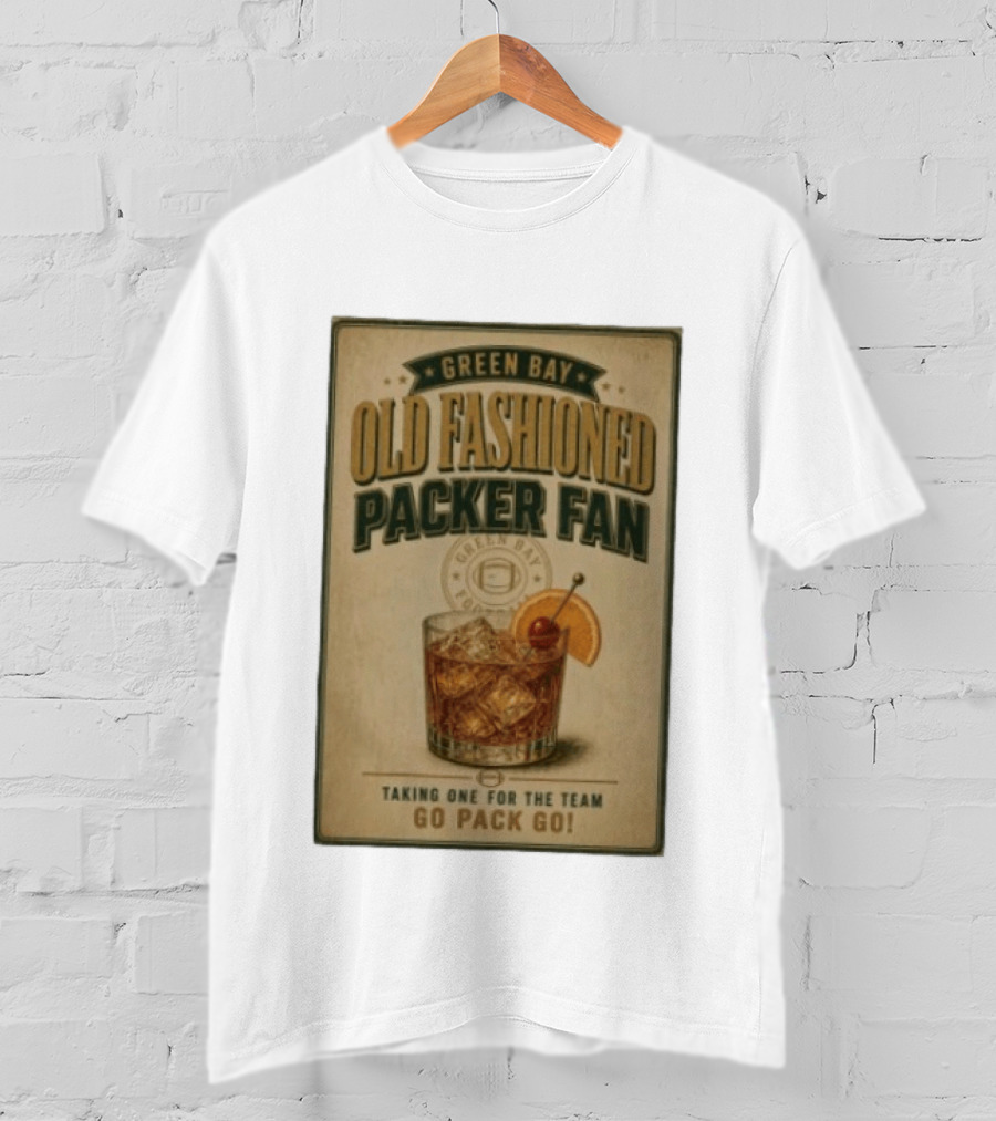 Green Bay Old Fashioned Packer Fan Taking One For The Team Go Pack Go T-Shirt