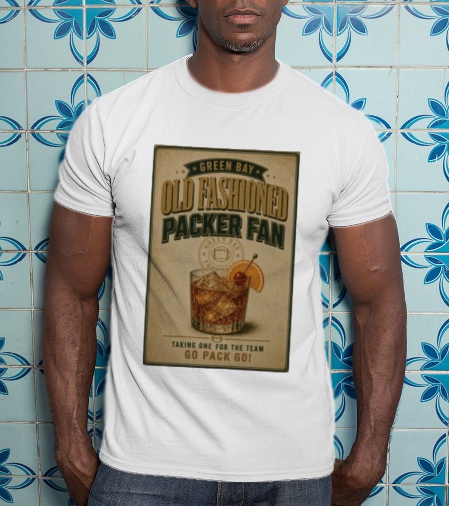 Green Bay Old Fashioned Packer Fan Taking One For The Team Go Pack Go T-Shirt