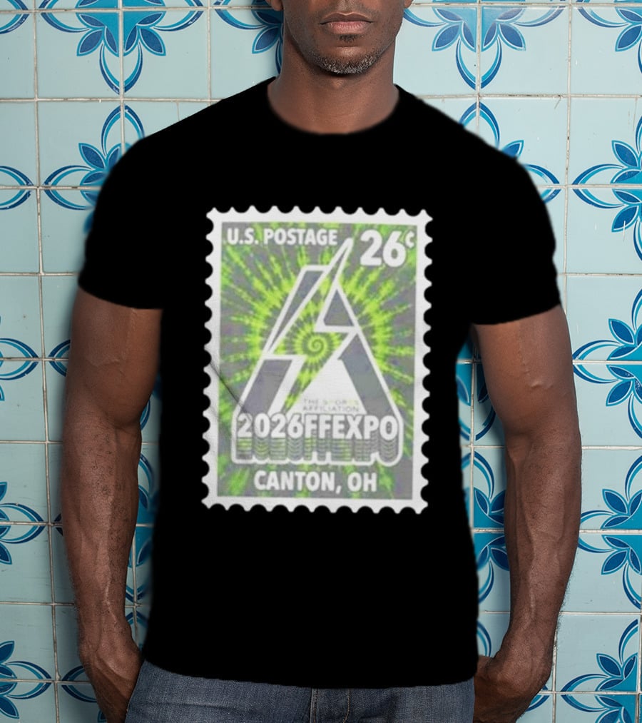 U.S. Postage 26c The Sports Affiliation 2026 FF Expo Canton OH Stamp T-Shirt