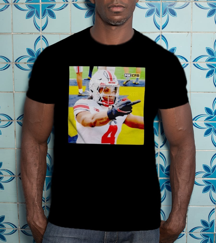 Ohio State Player Gesture Against Michigan Football T-Shirt