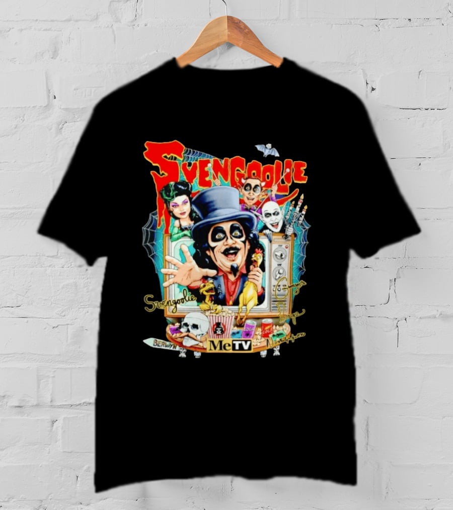 Svengoolie Berwyn MeTV Horror Characters And Spooky Fun T-Shirt