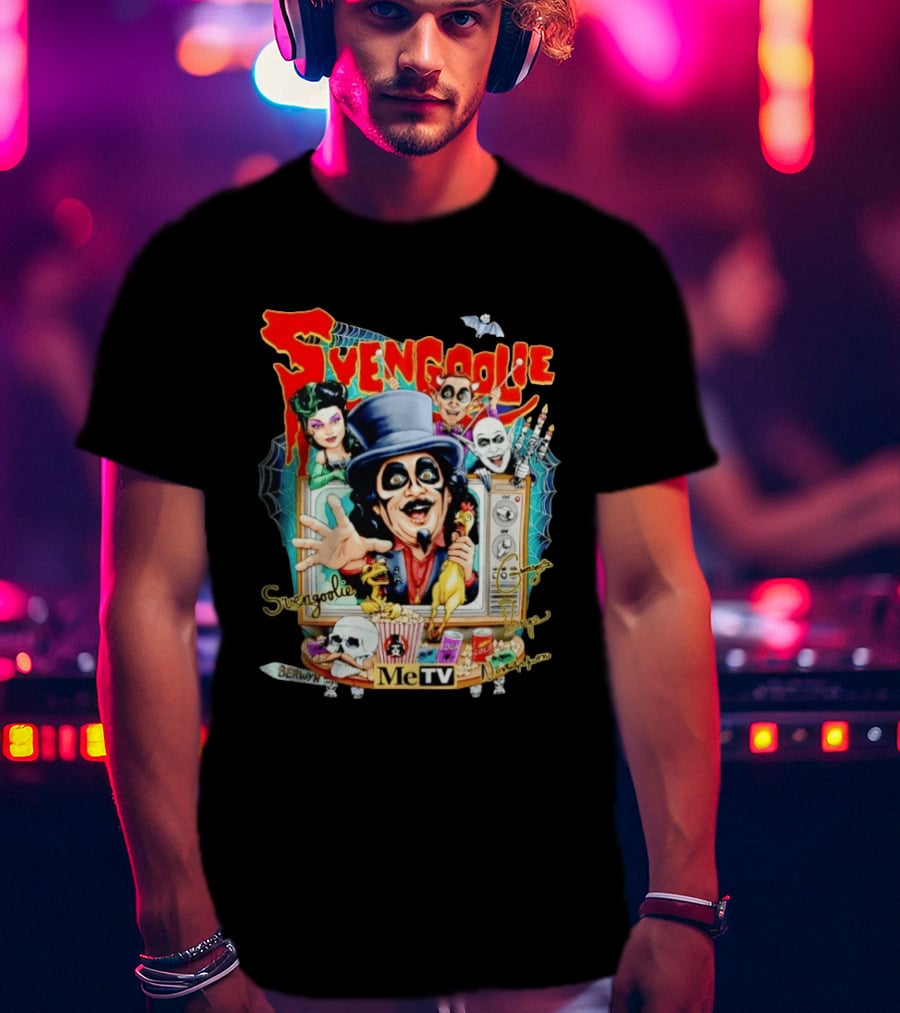 Svengoolie Berwyn MeTV Horror Characters And Spooky Fun T-Shirt
