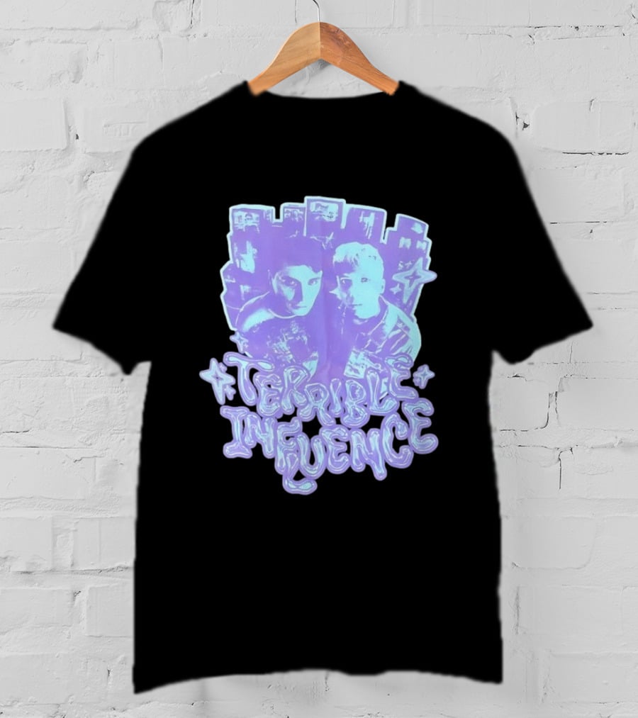 Terrible Influence Gerard Way Frank Iero Graphic Duo Purple T-Shirt