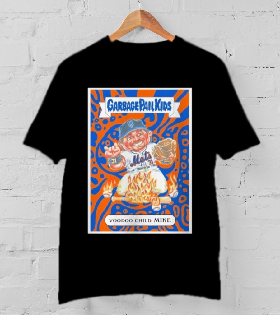 Garbage Pail Kids Mets Voodoo Child Mike Piazza Cards T-Shirt