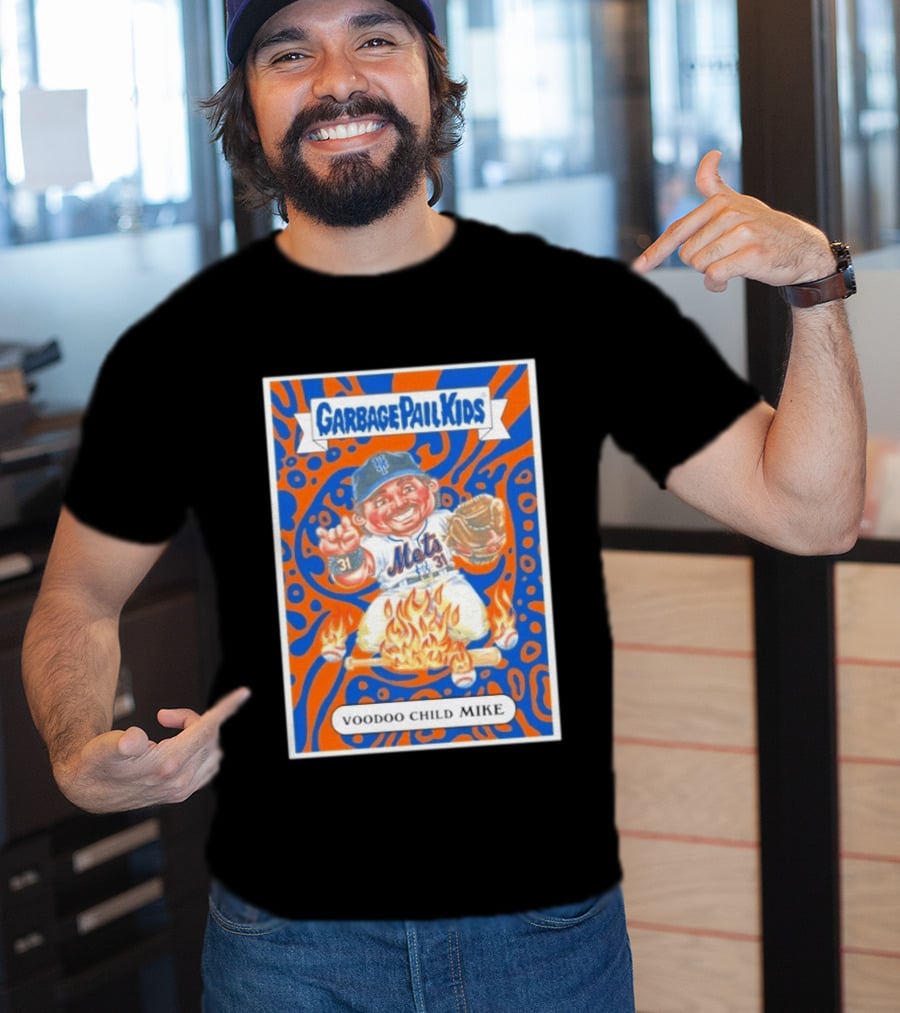 Garbage Pail Kids Mets Voodoo Child Mike Piazza Cards T-Shirt