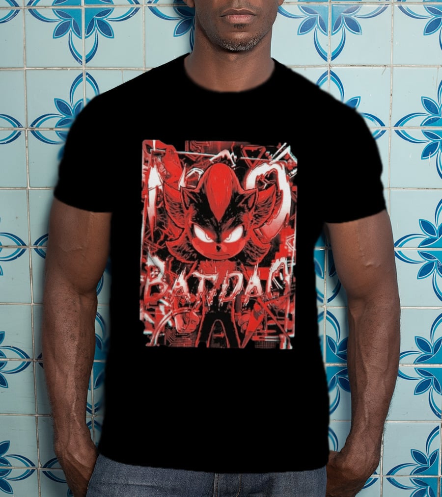 No Batidao Red Black Anime Character Energetic T-Shirt