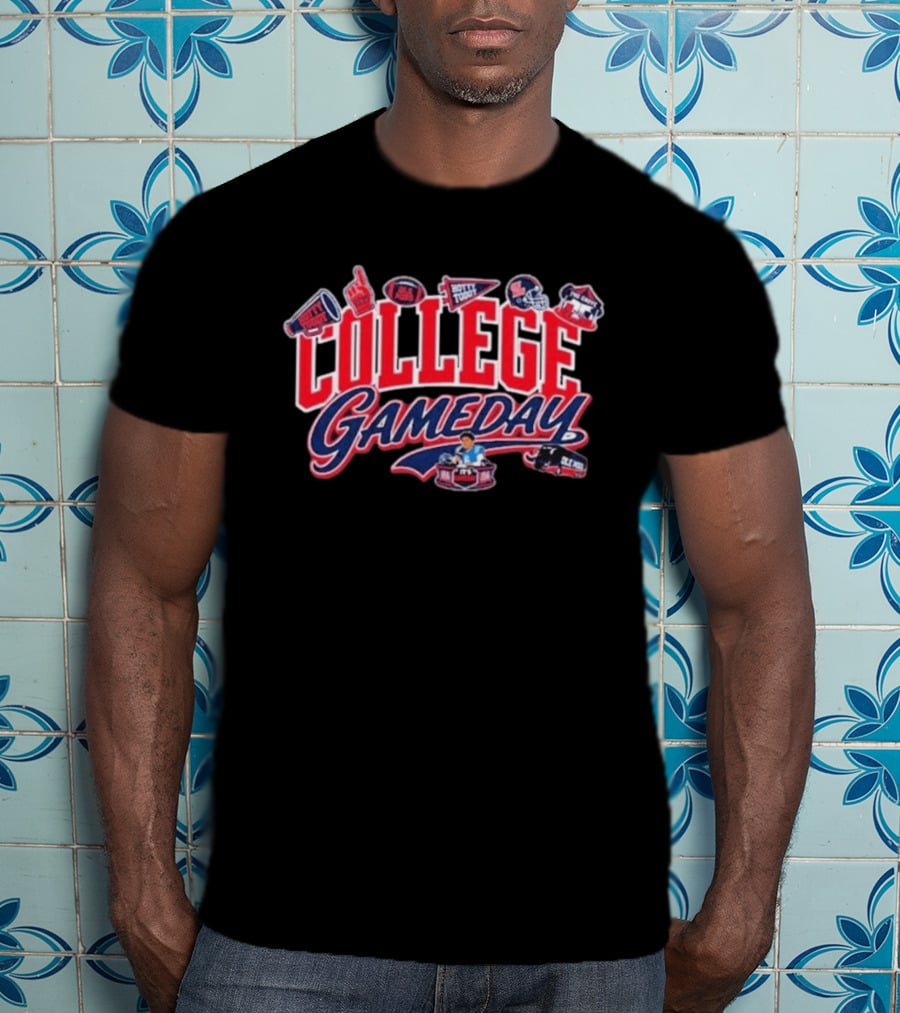 College Gameday Ole Miss September 19 2026 Football Tailgate Party T-Shirt