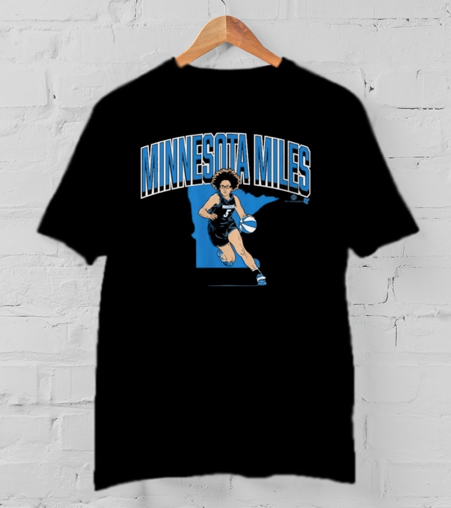 Minnesota Miles Basketball Player In Action T-Shirt