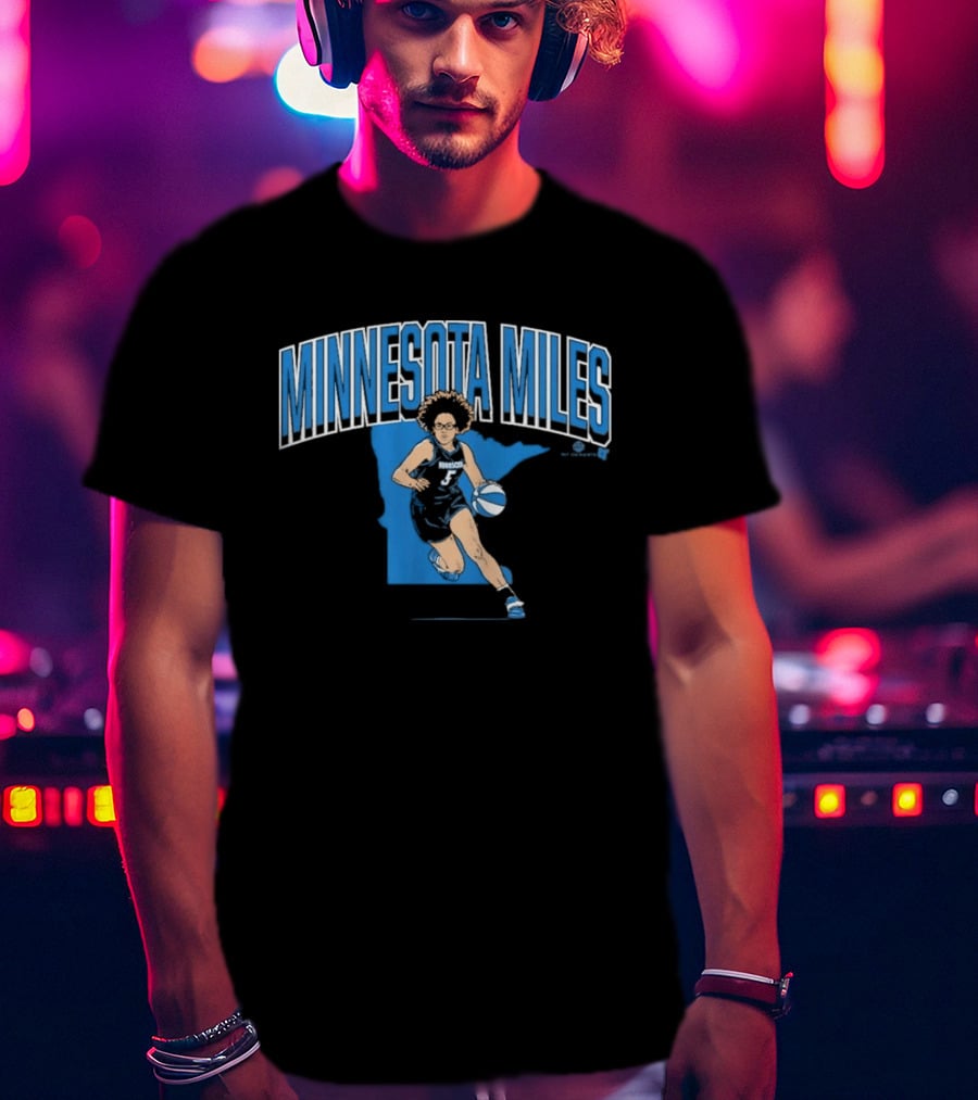 Minnesota Miles Basketball Player In Action T-Shirt
