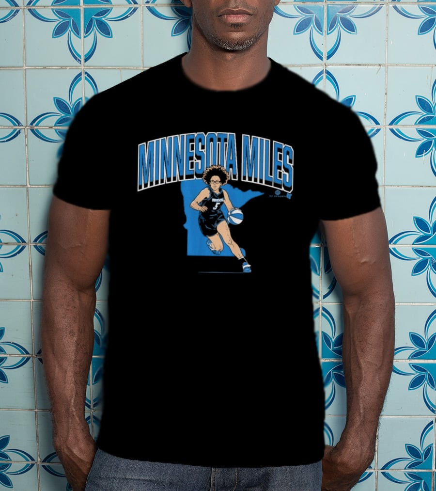 Minnesota Miles Basketball Player In Action T-Shirt