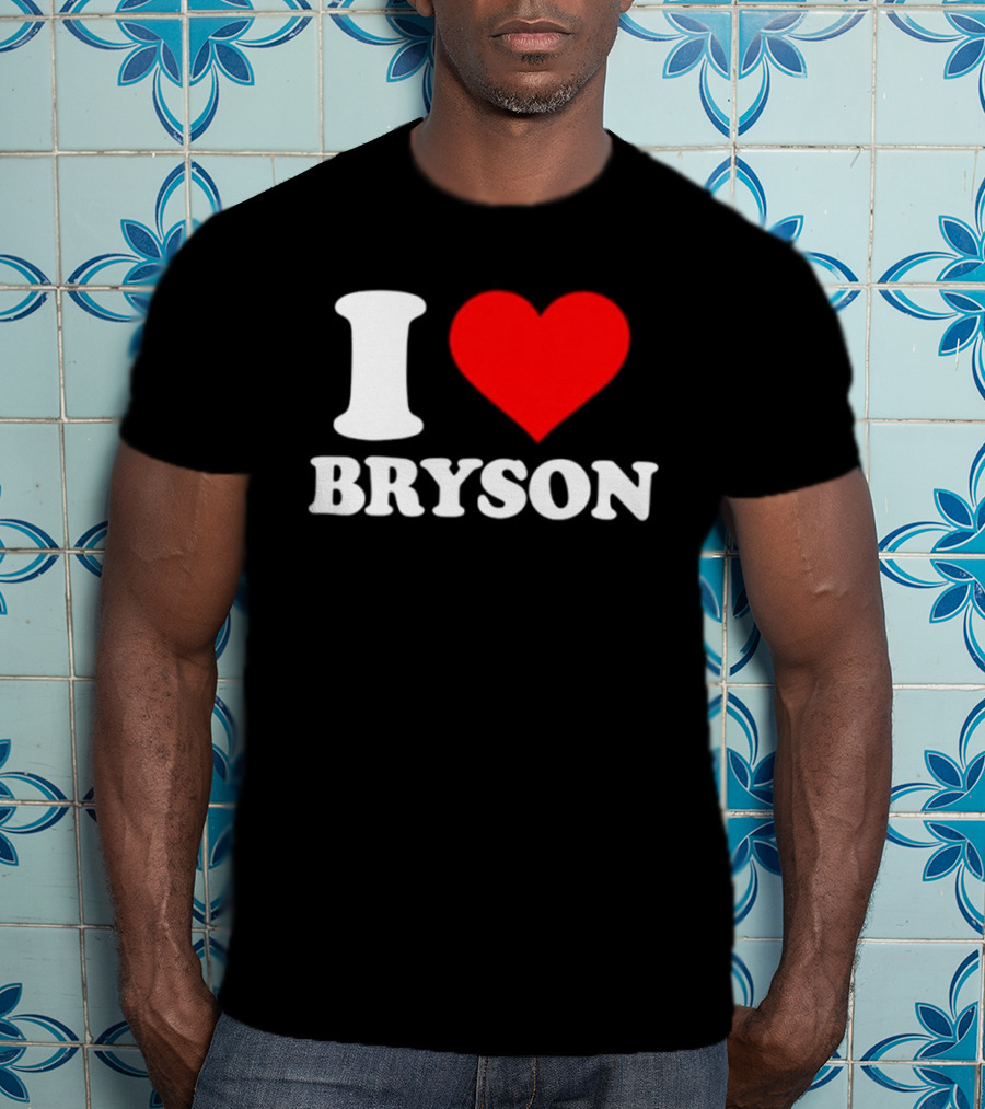 PGA Tour I Love Bryson Golf Professional Golfer T-Shirt