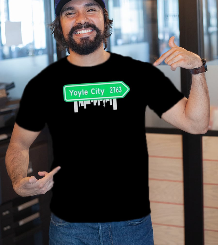 Yoyle City 2763 Road Sign Battle For Dream Island Series T-Shirt