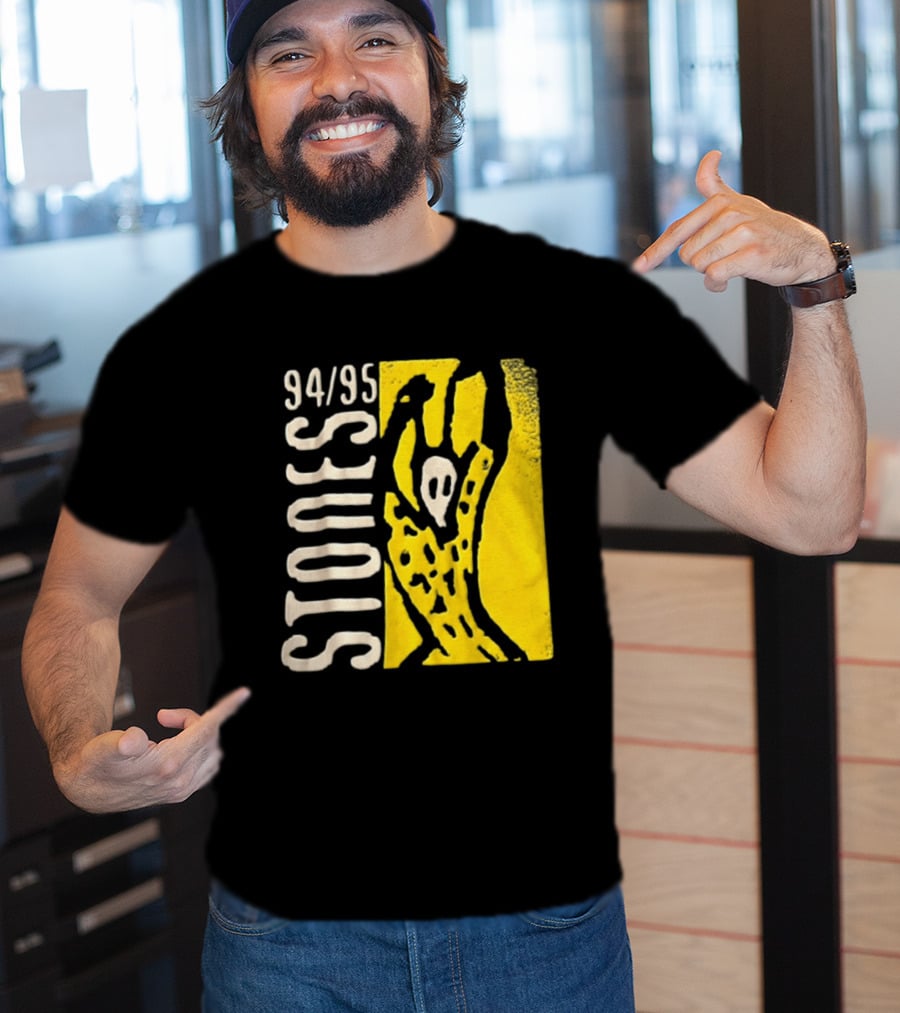 Stones 94 95 Yellow Voodoo Creature Sketch T-Shirt
