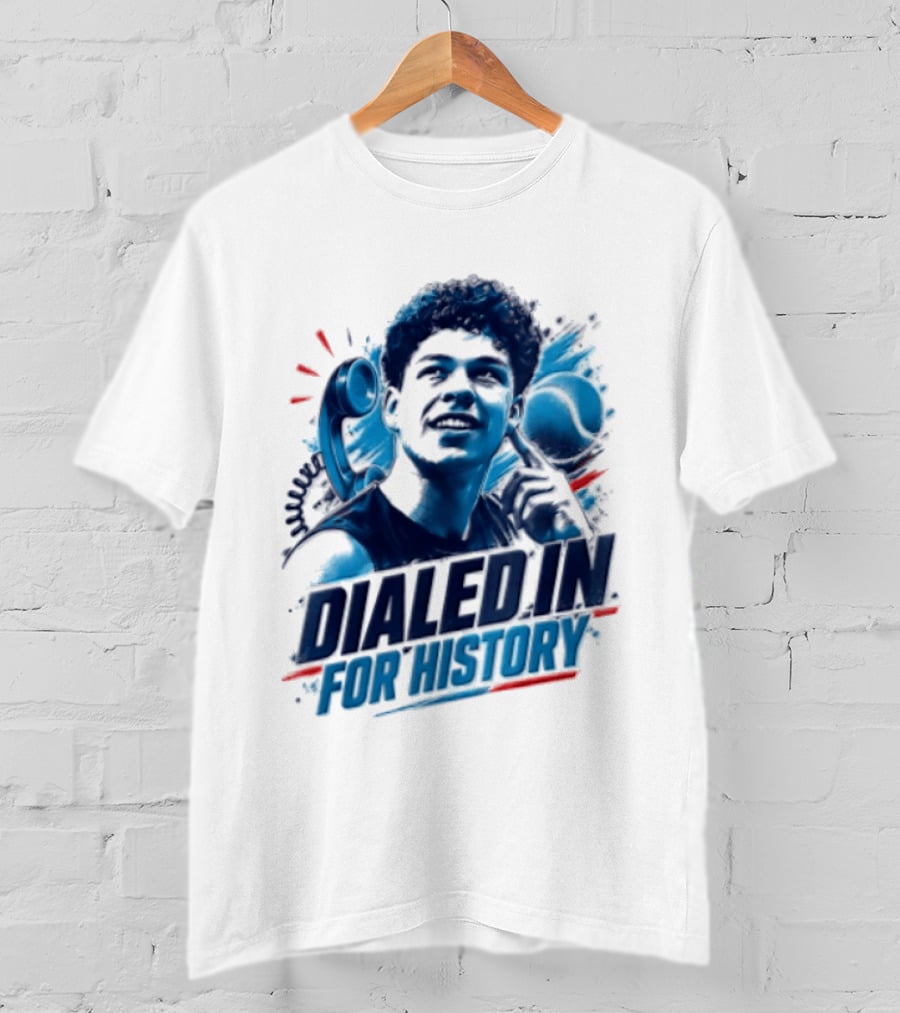 Ben Shelton Dialed In For History Tennis US Open T-Shirt