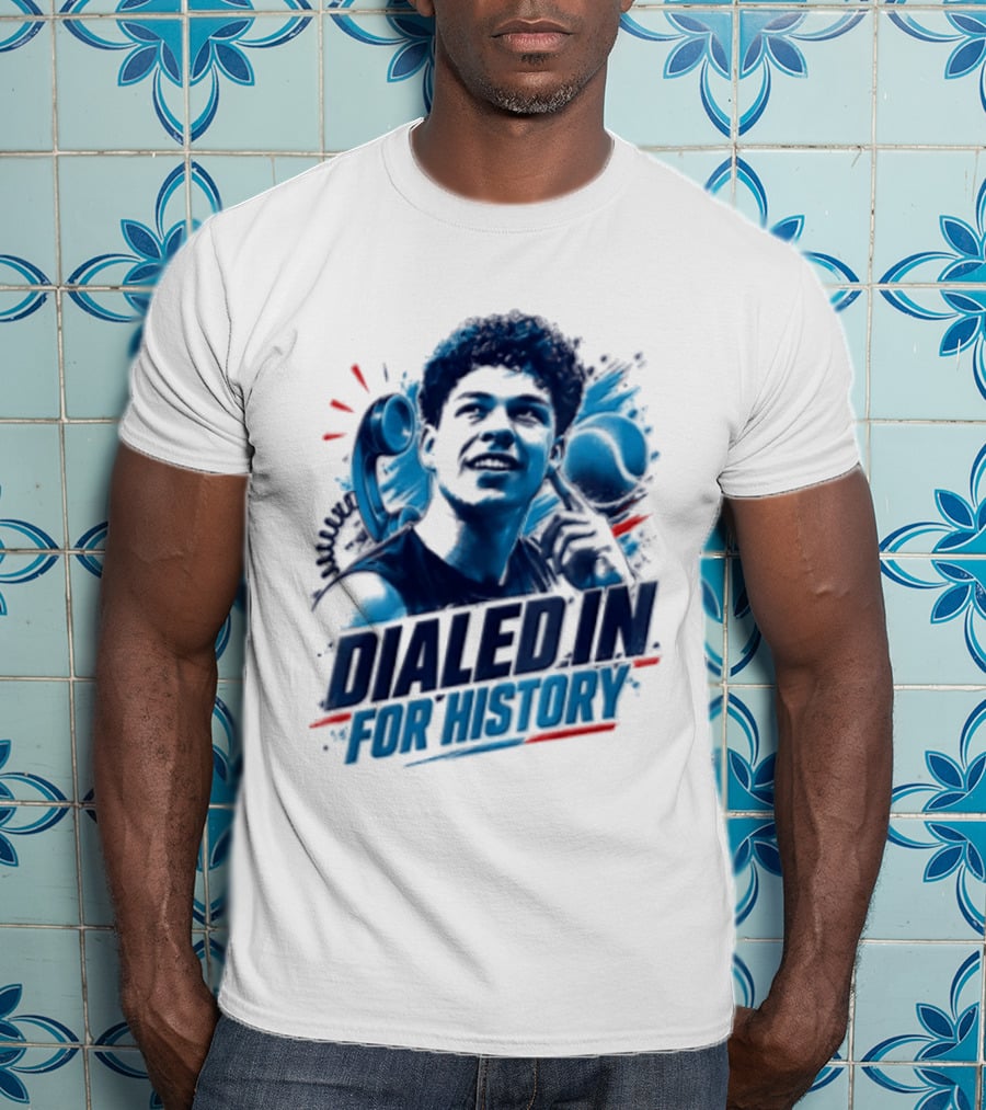Ben Shelton Dialed In For History Tennis US Open T-Shirt