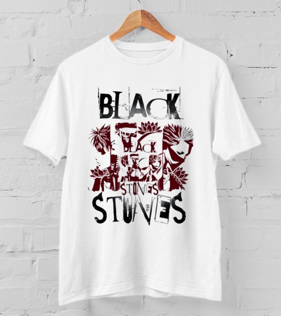 Black Stones Nana Anime Band Blast Manga Series T-Shirt