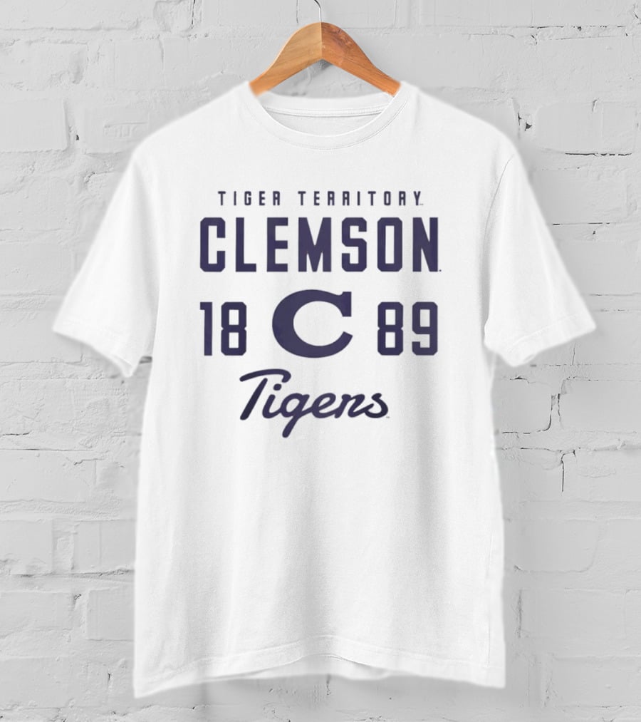 Tiger Territory Clemson Tigers 1889 College Football T-Shirt