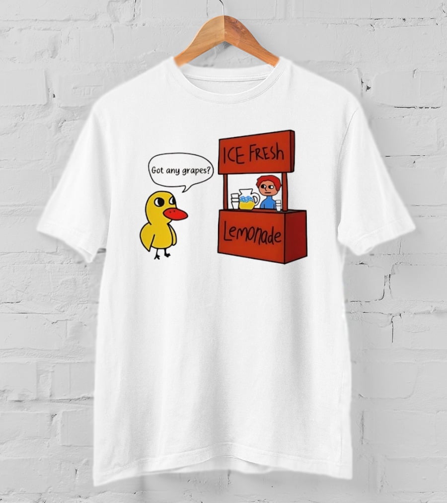 Got Any Grapes Duck Ice Fresh Lemonade Stand T-Shirt