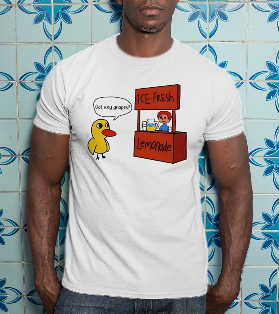 Got Any Grapes Duck Ice Fresh Lemonade Stand T-Shirt