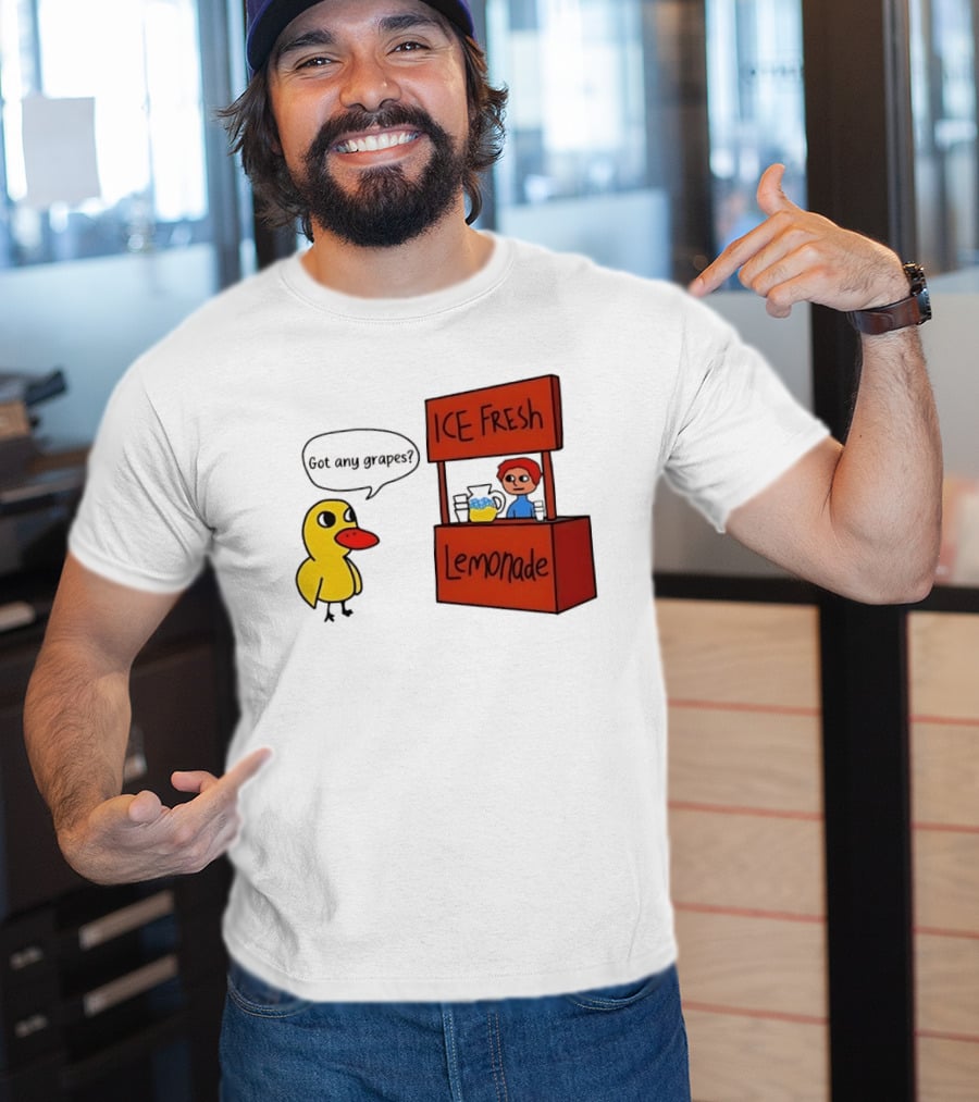 Got Any Grapes Duck Ice Fresh Lemonade Stand T-Shirt